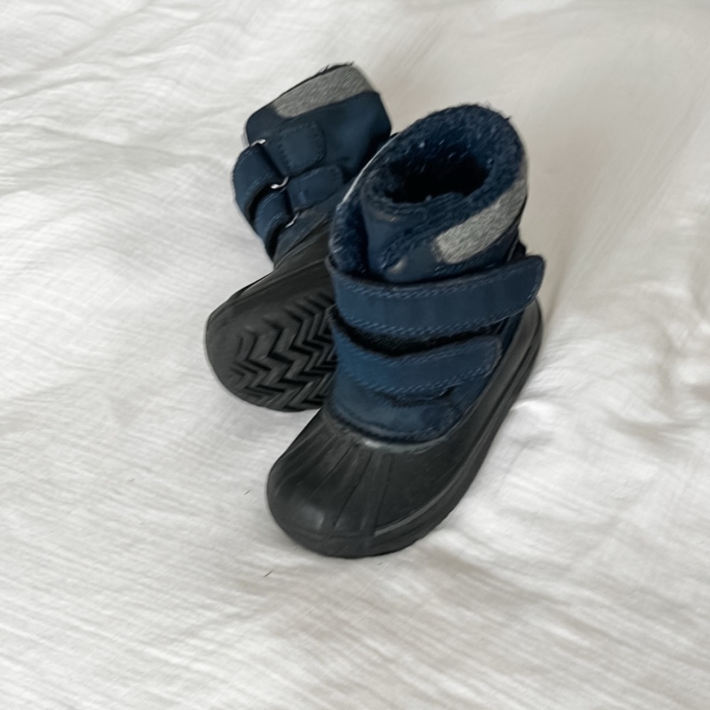 Toddler Navy Blue Winter Boots | Joe Fresh | Size 5